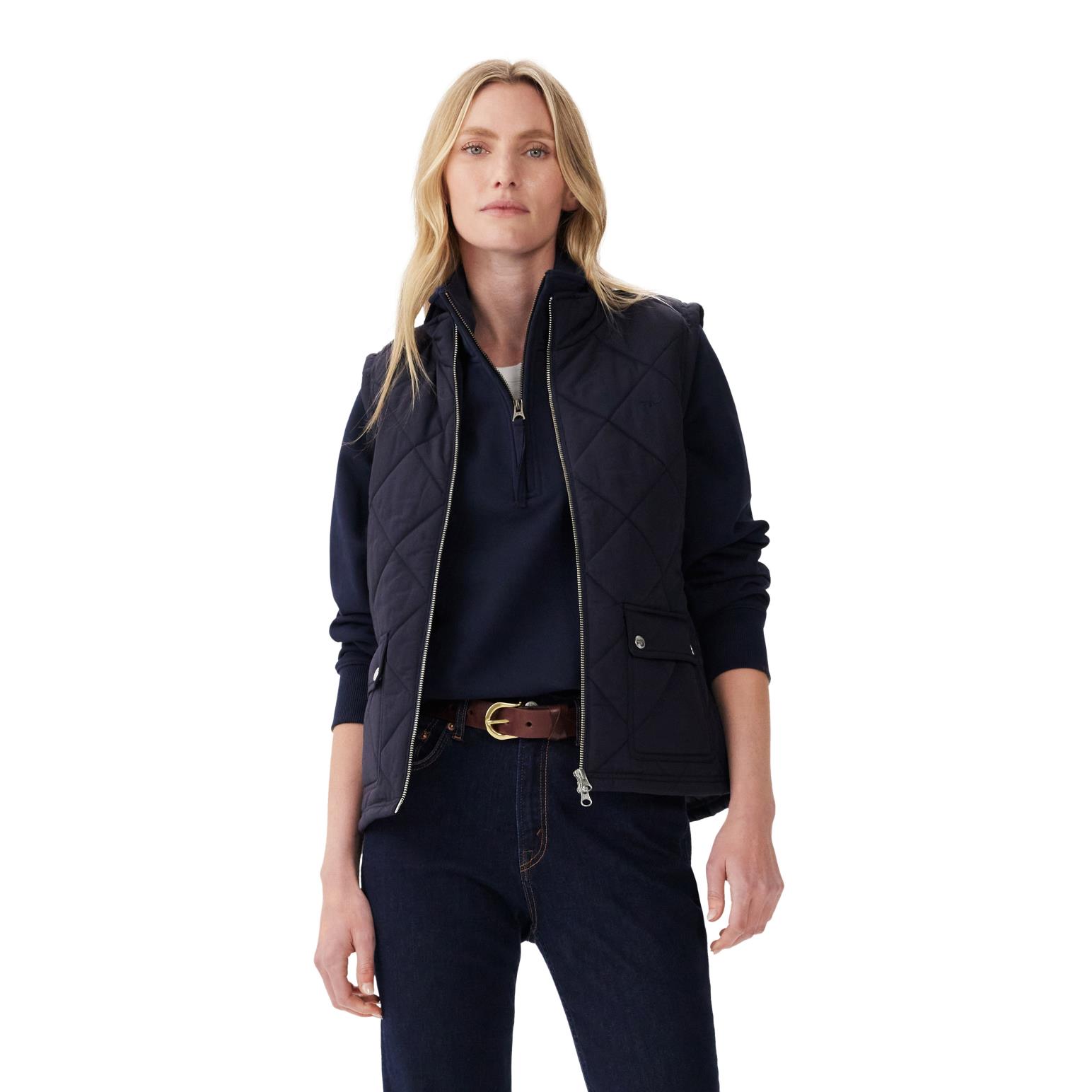 R.M. Williams Willippa Vest Navy