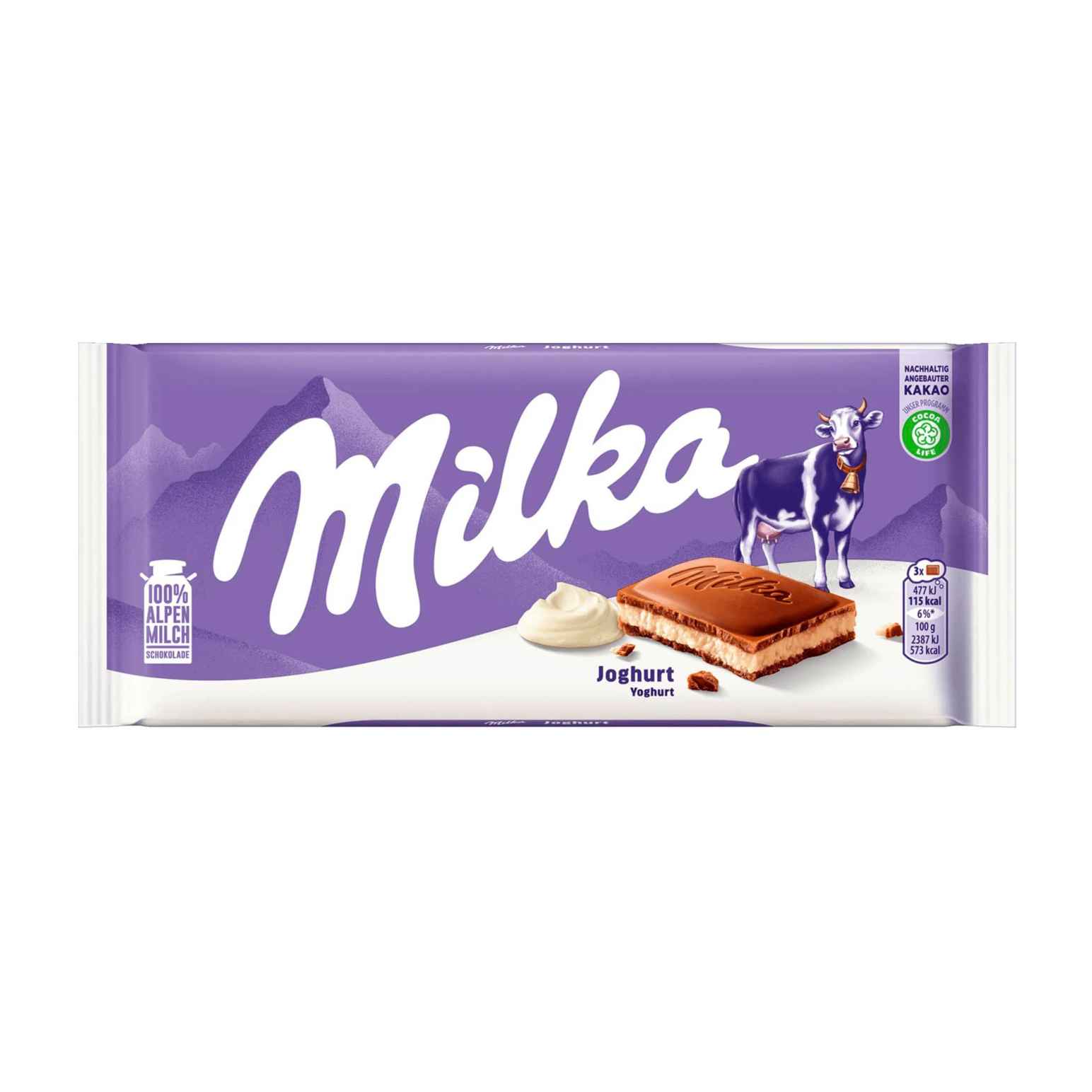 Milka Yoghurt Chocolate Bar 100g