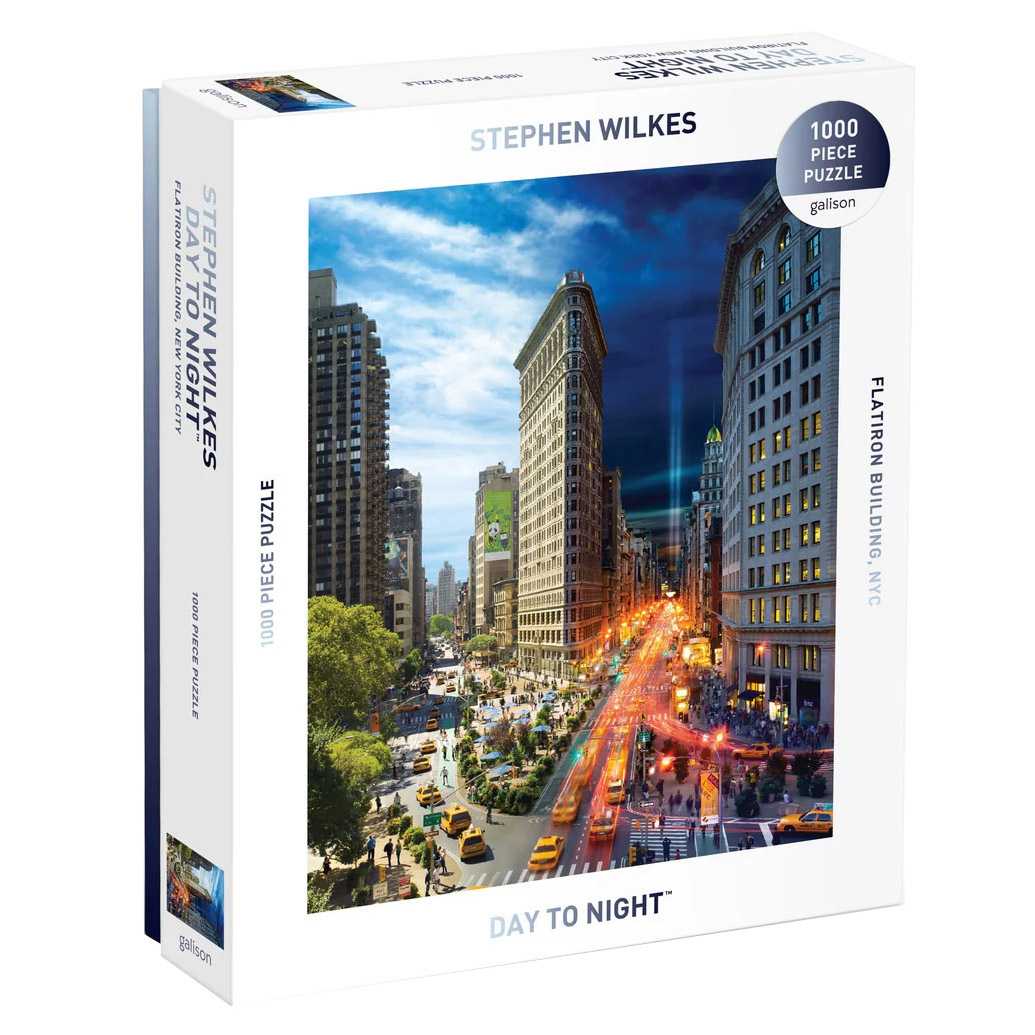 Galison Stephen Wilkes Day to Night Flatiron 1000 Piece Puzzle