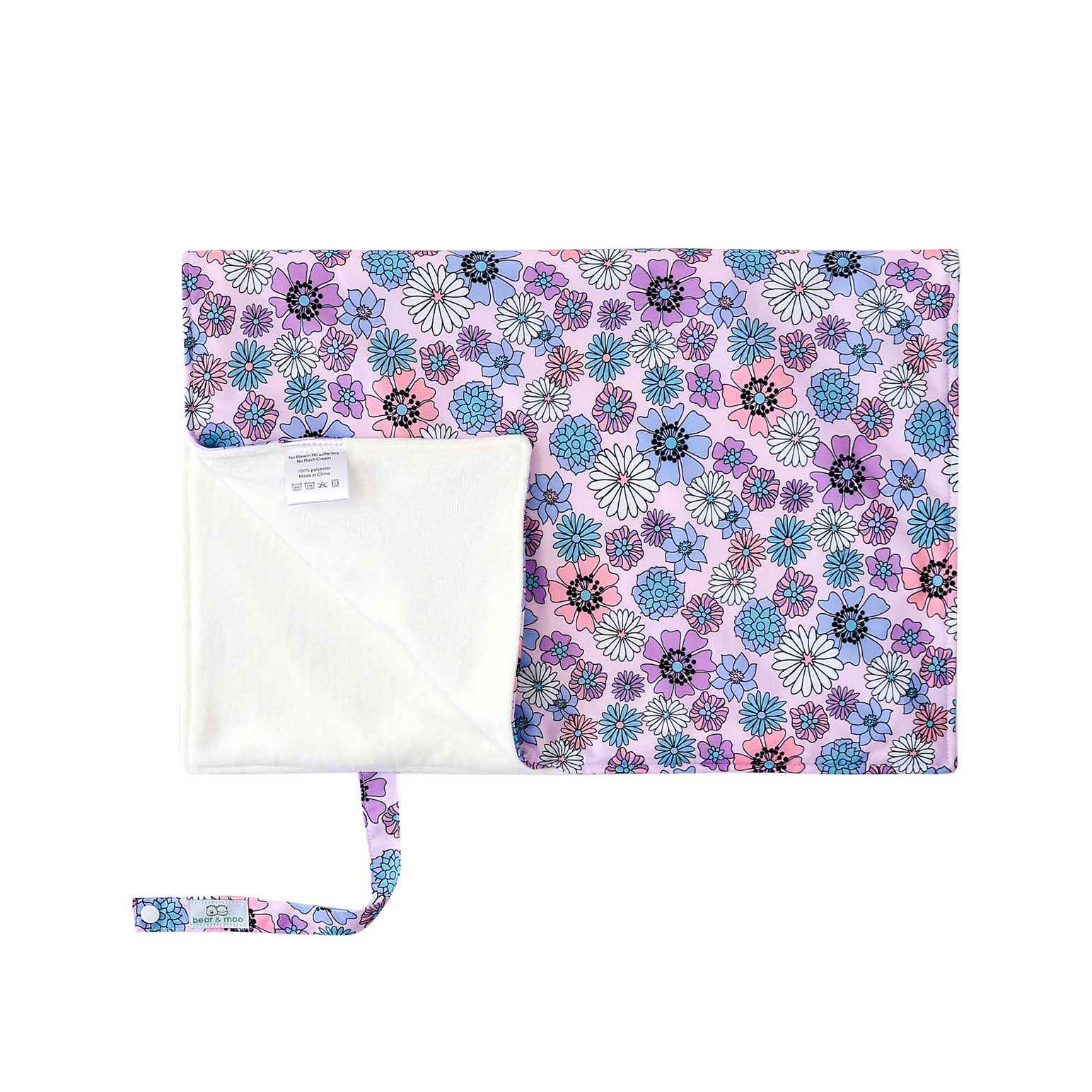 Bear & Moo Vintage Blossom Reusable Change Mat