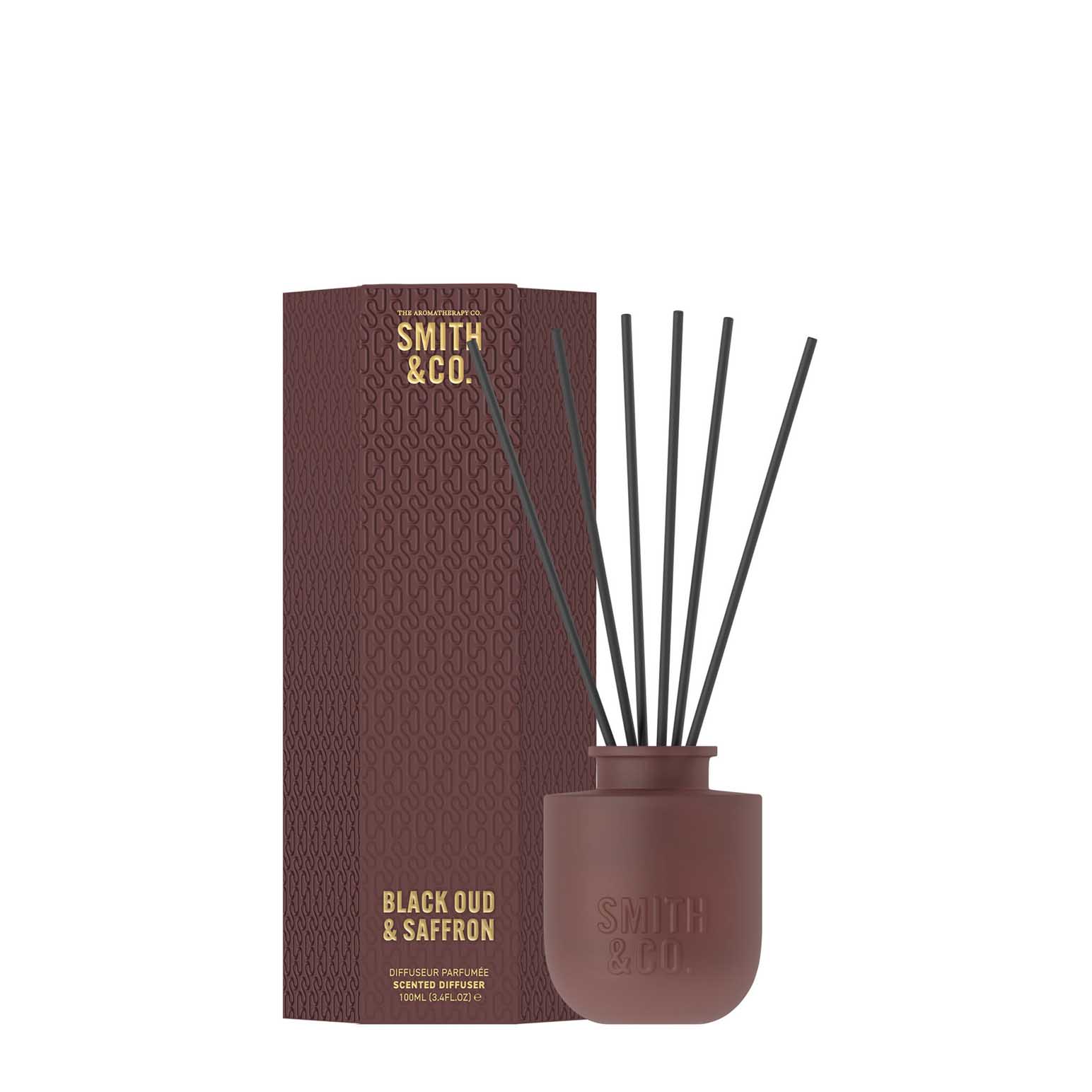 Smith & Co. Black Oud & Saffron Festive Diffuser 100ml
