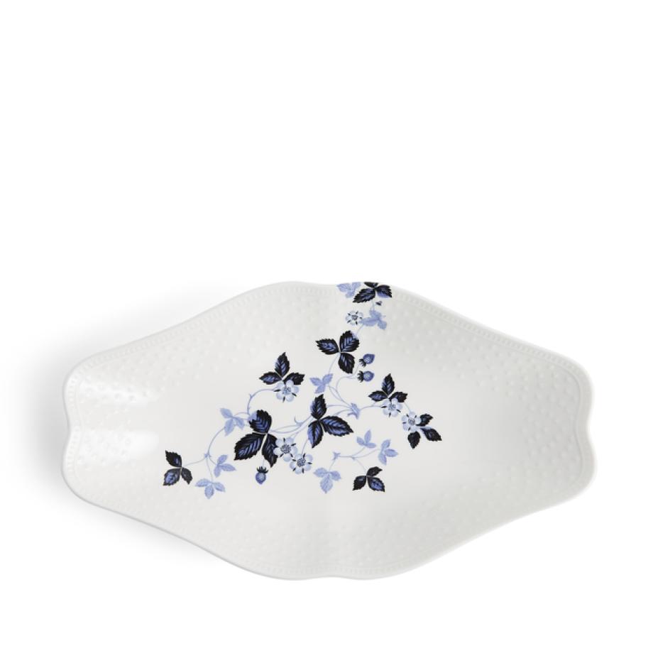 Wedgwood Wild Strawberry Inky Blue Oval Dish 31cm