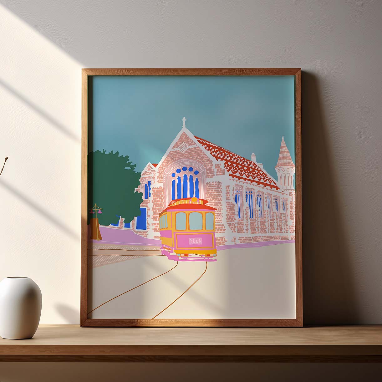 West Moor Design Christchurch (A4 Unframed Print)