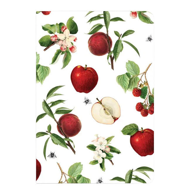 Father Rabbit Stationery Apples & Bees Softcover Notebook