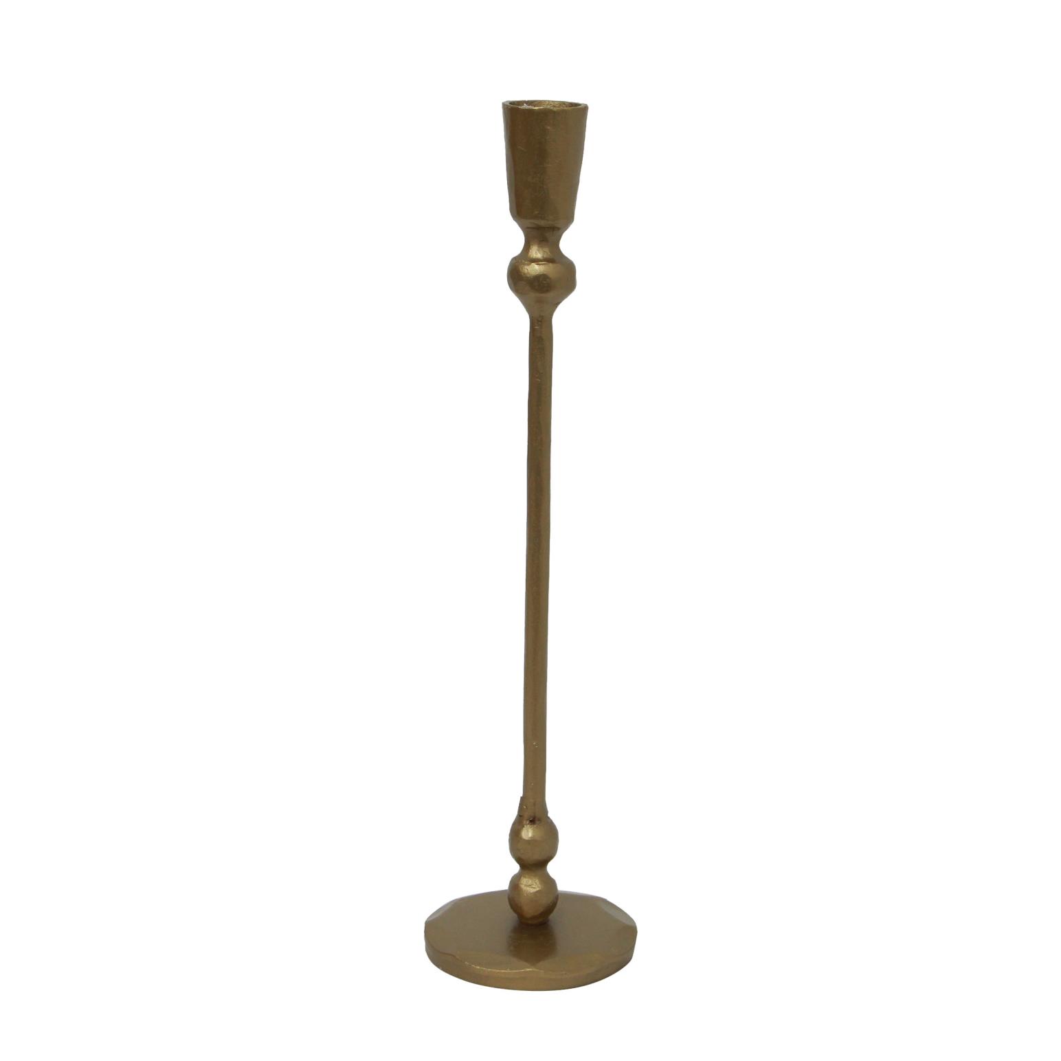 French Country Eddie Gold Candleholder Medium