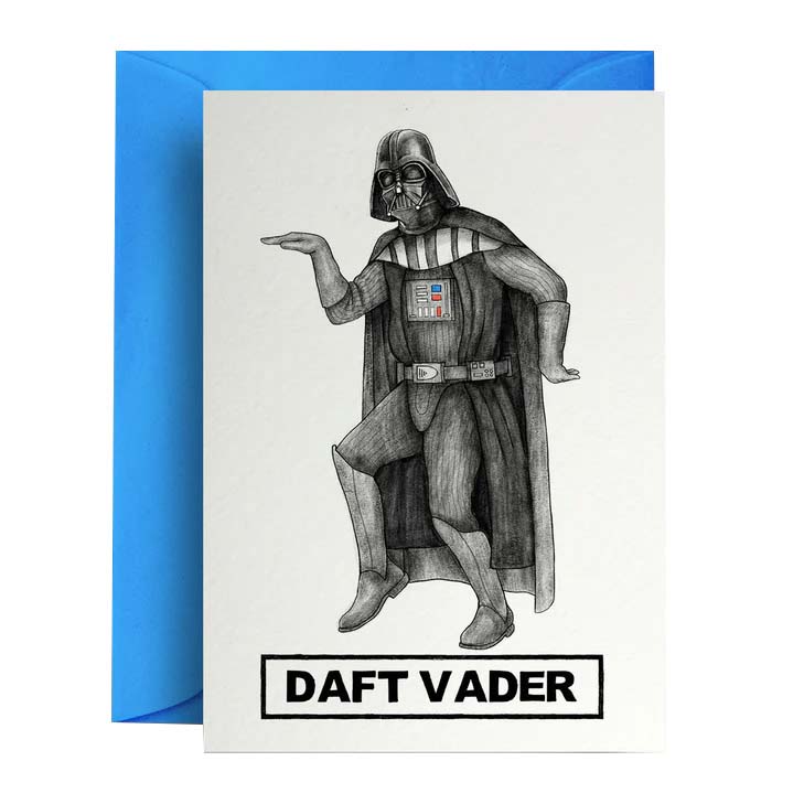 Quite Good Daft Vader Card