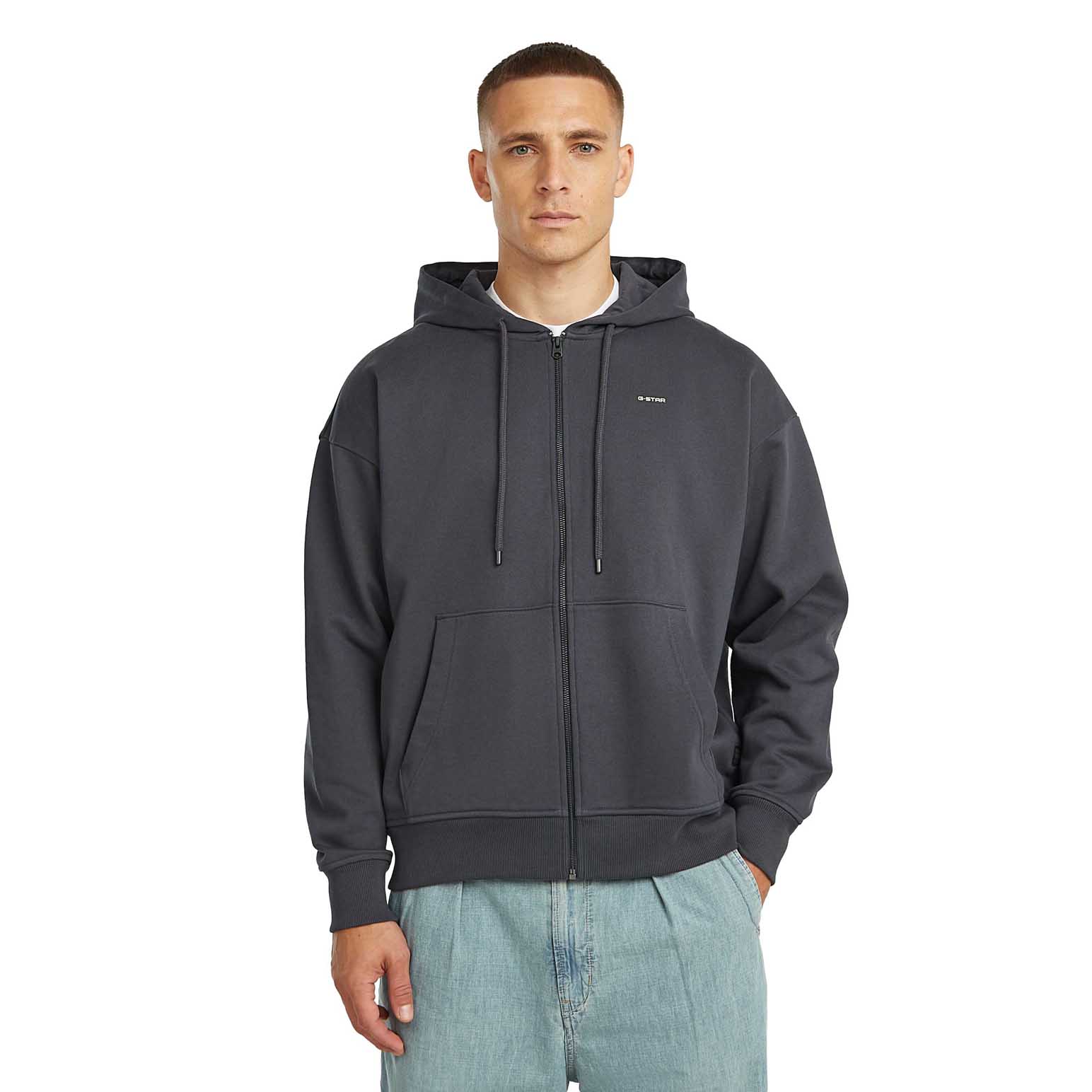 G-Star Back Gr Loose Hdd Zip Sweatshirt