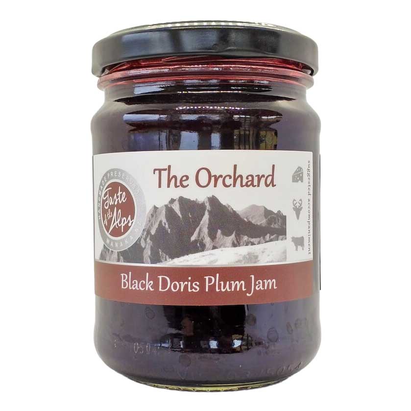 Taste of the Alps The Orchard Black Doris Plum Jam 290g