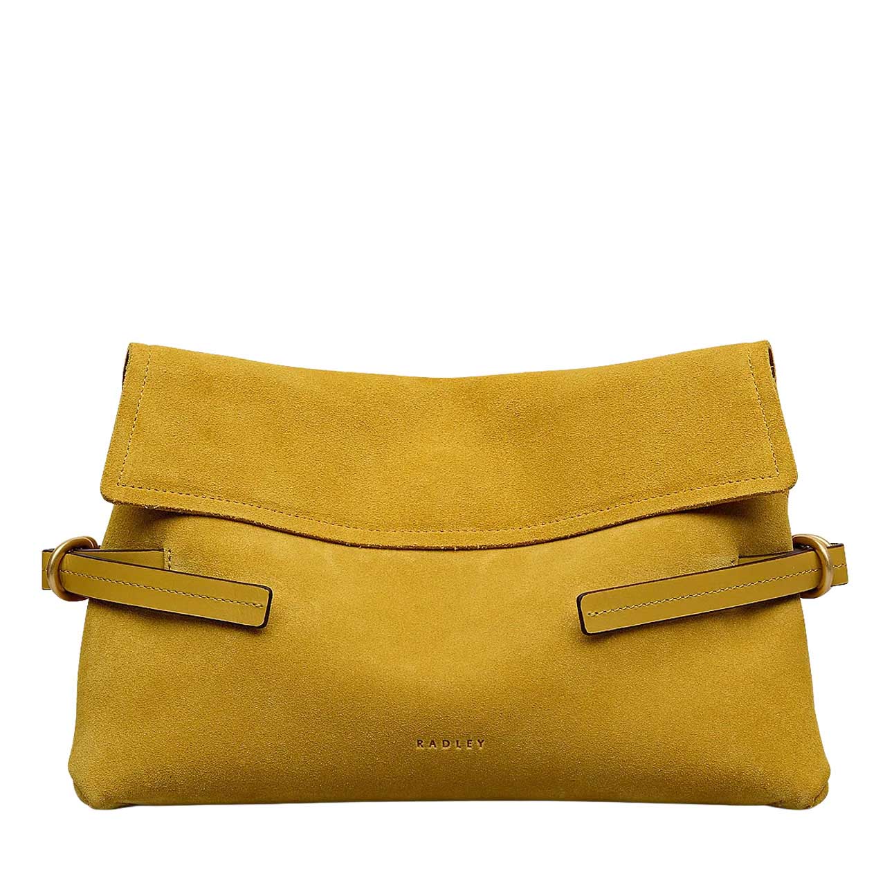 Radley Fleet Street Suede Medium Flapover Clutch Bag