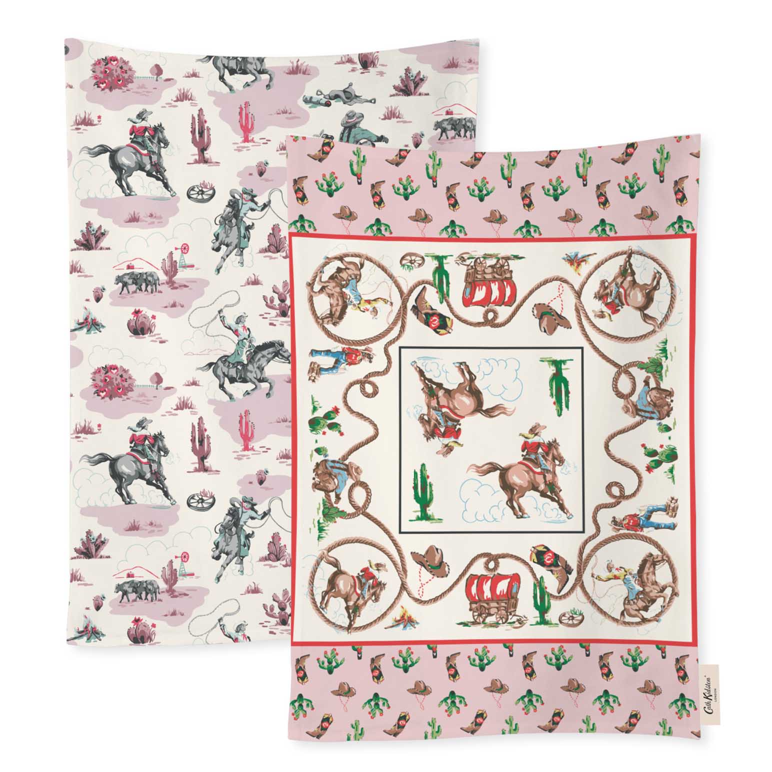 Cath Kidston Cowgirl Rodeo 2Pk Tea Towels