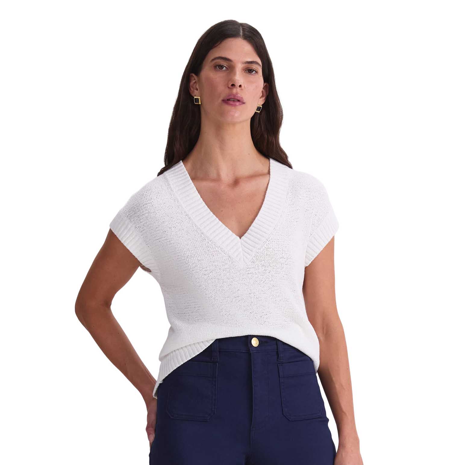 Sportscraft Josie Tape Yarn V Neck