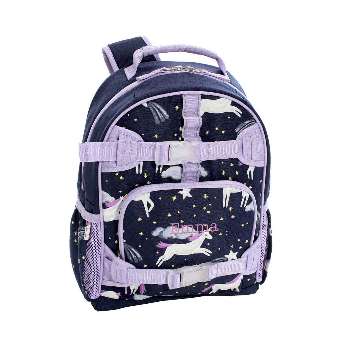 Pottery Barn Kids Mackenzie Small Backpack Night Unicorn Gid