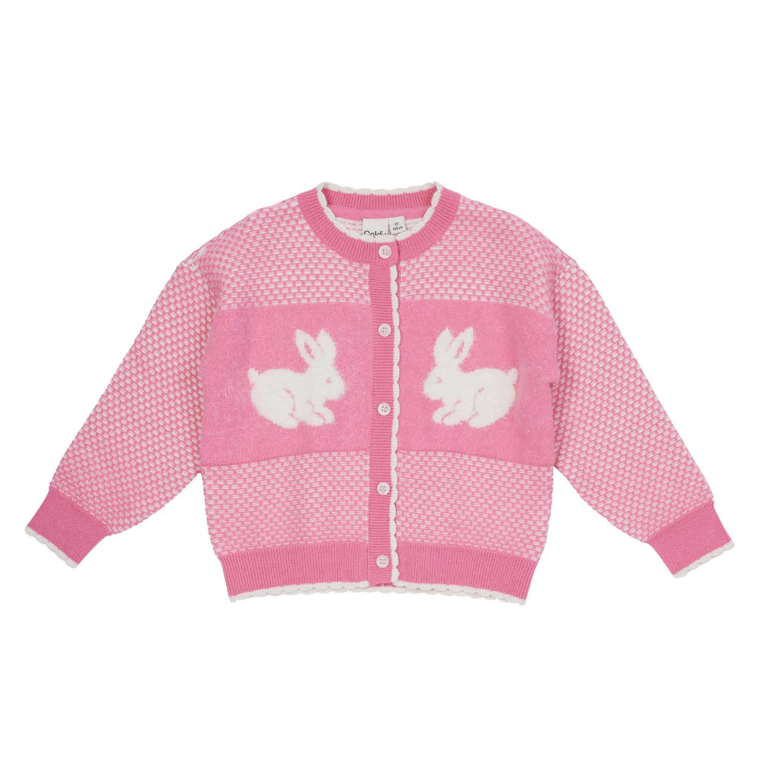 Goldie + Ace Bunny Knit Cardigan 1-2Y