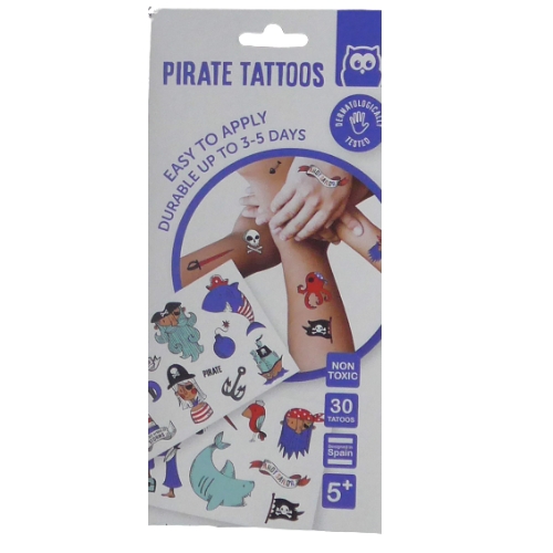 Eurekakids Temporary Tattoos - Pirate