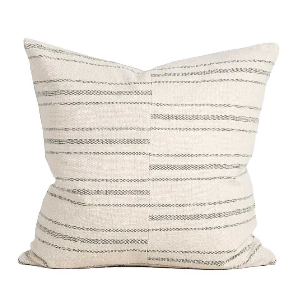 Baya Abbott Cushion With Feather Inner - Sage 60x60cm
