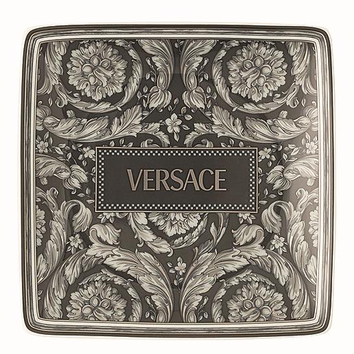 Versace Barocco Square Dish 12cm Haze