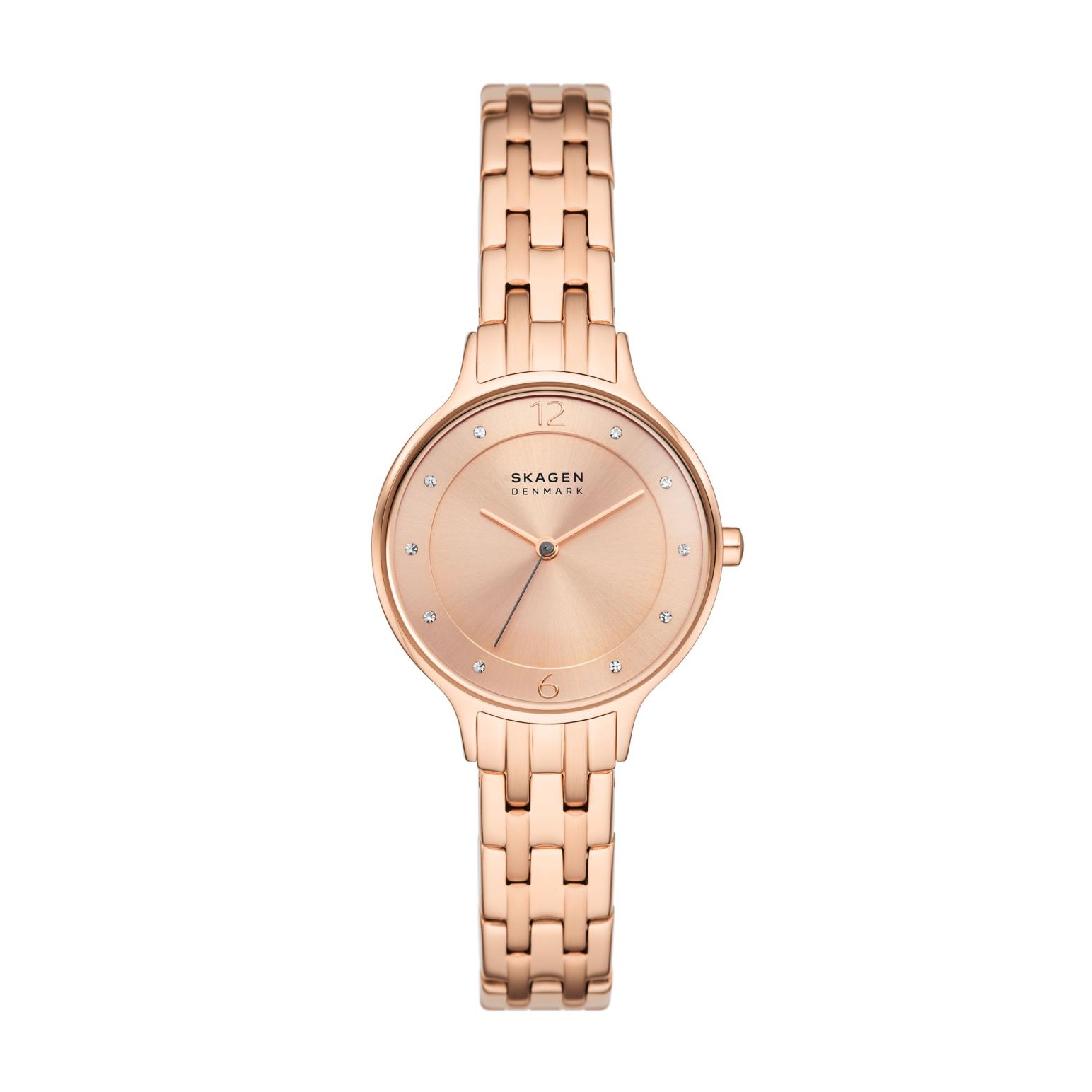 Skagen rose gold watch ladies online