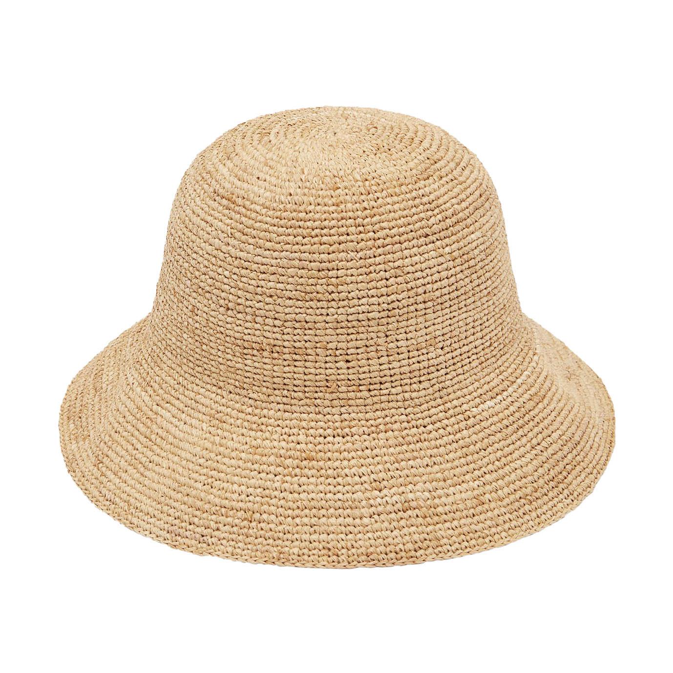 Assembly Label Raffia Bucket Hat - Natural