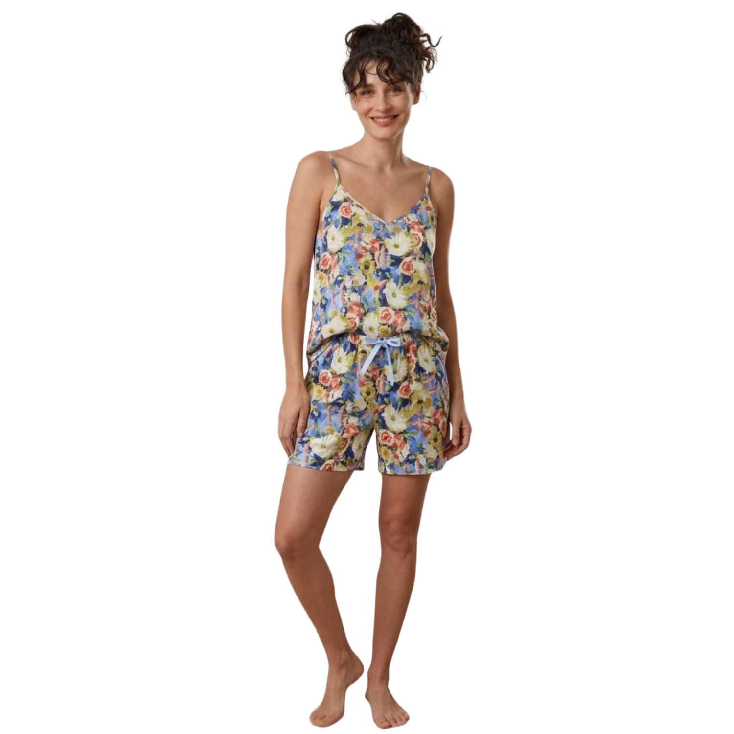 Baksana Rose Cami Short Pj Set