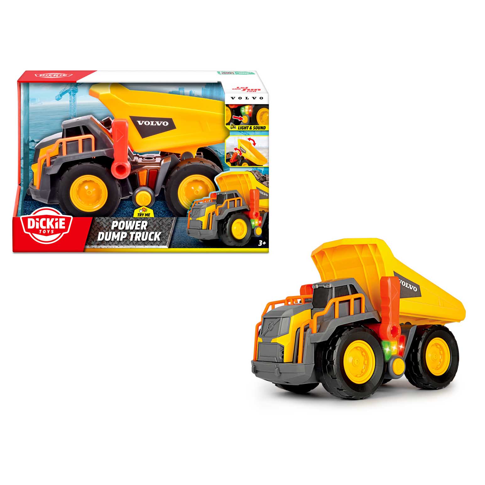 Dickie Toys Power Dump Truck 30cm