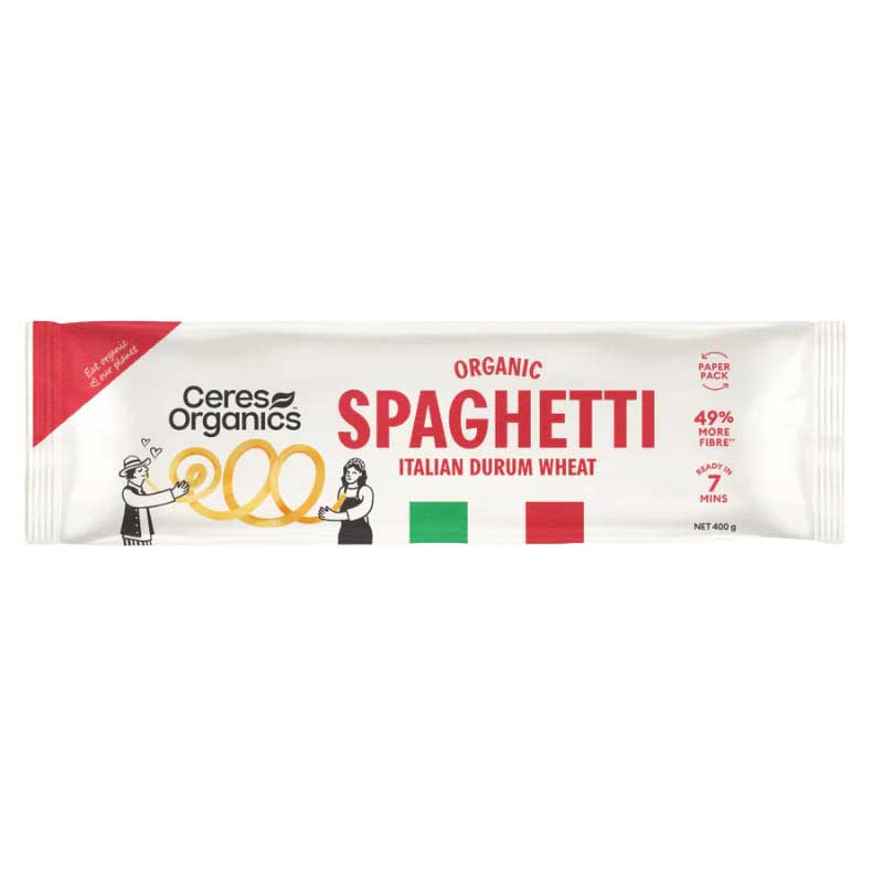 Ceres Organics Spaghetti Wheat Pasta 400g