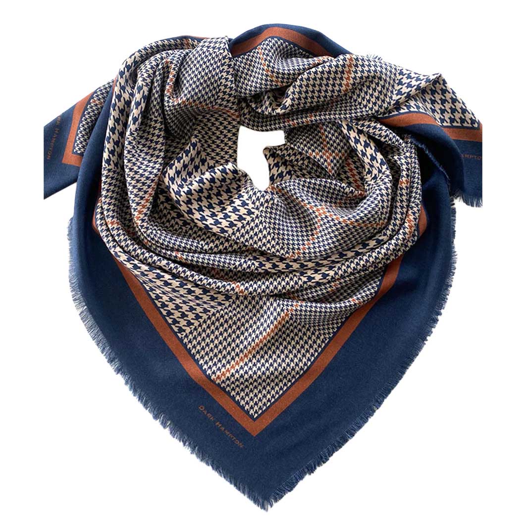 Dark Hampton The Sutherland Wool Silk Scarf