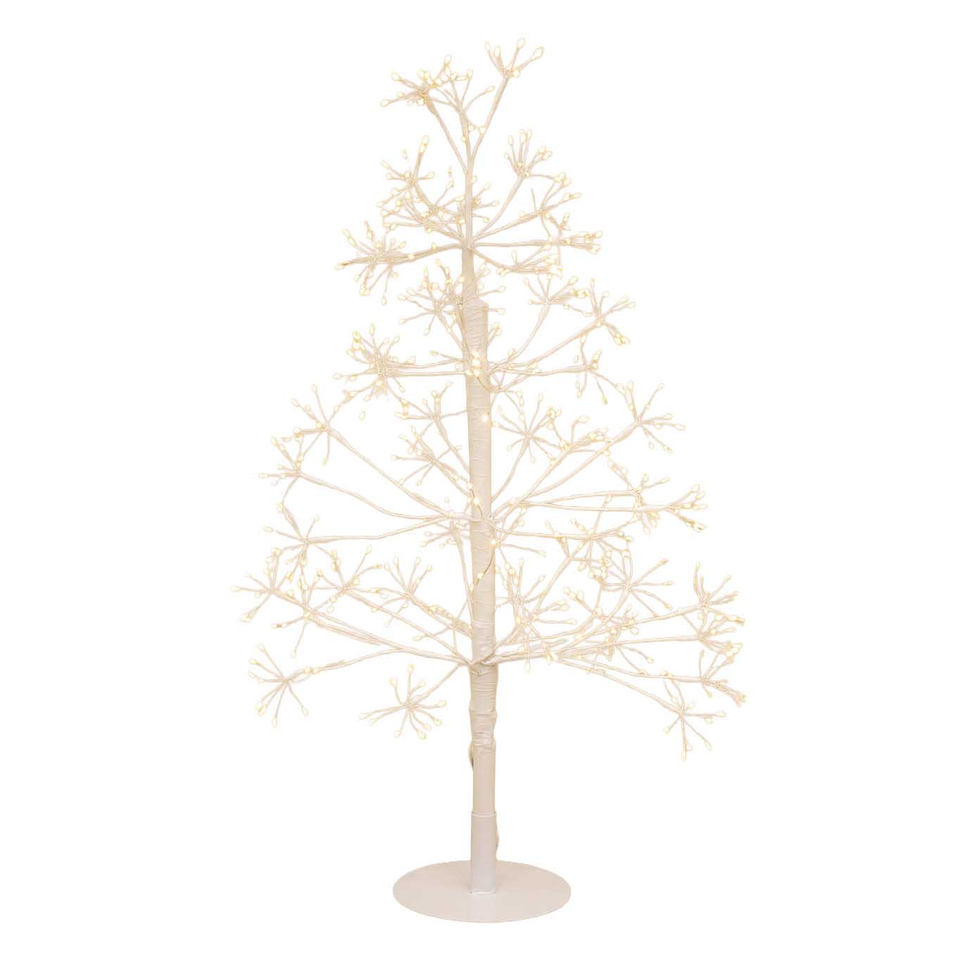 Stellar Haus Mini White 60cm Frankfurt LED Tree