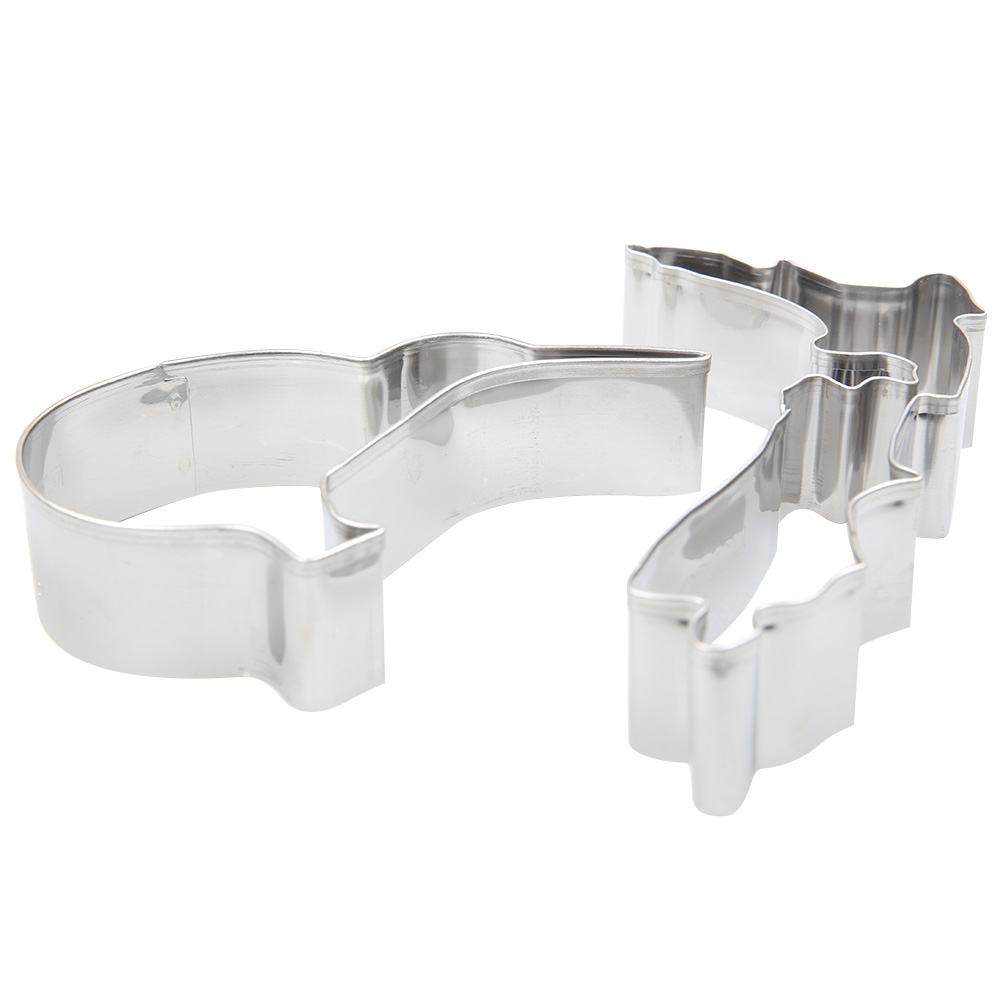 D.Line Stainless Steel NZ & Kiwi Cookie Cutters Carded