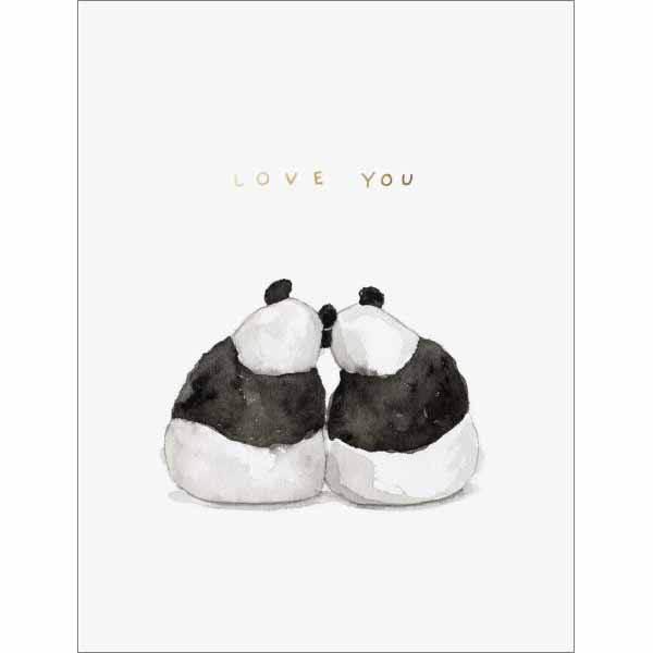 Panda Pair Foil Card