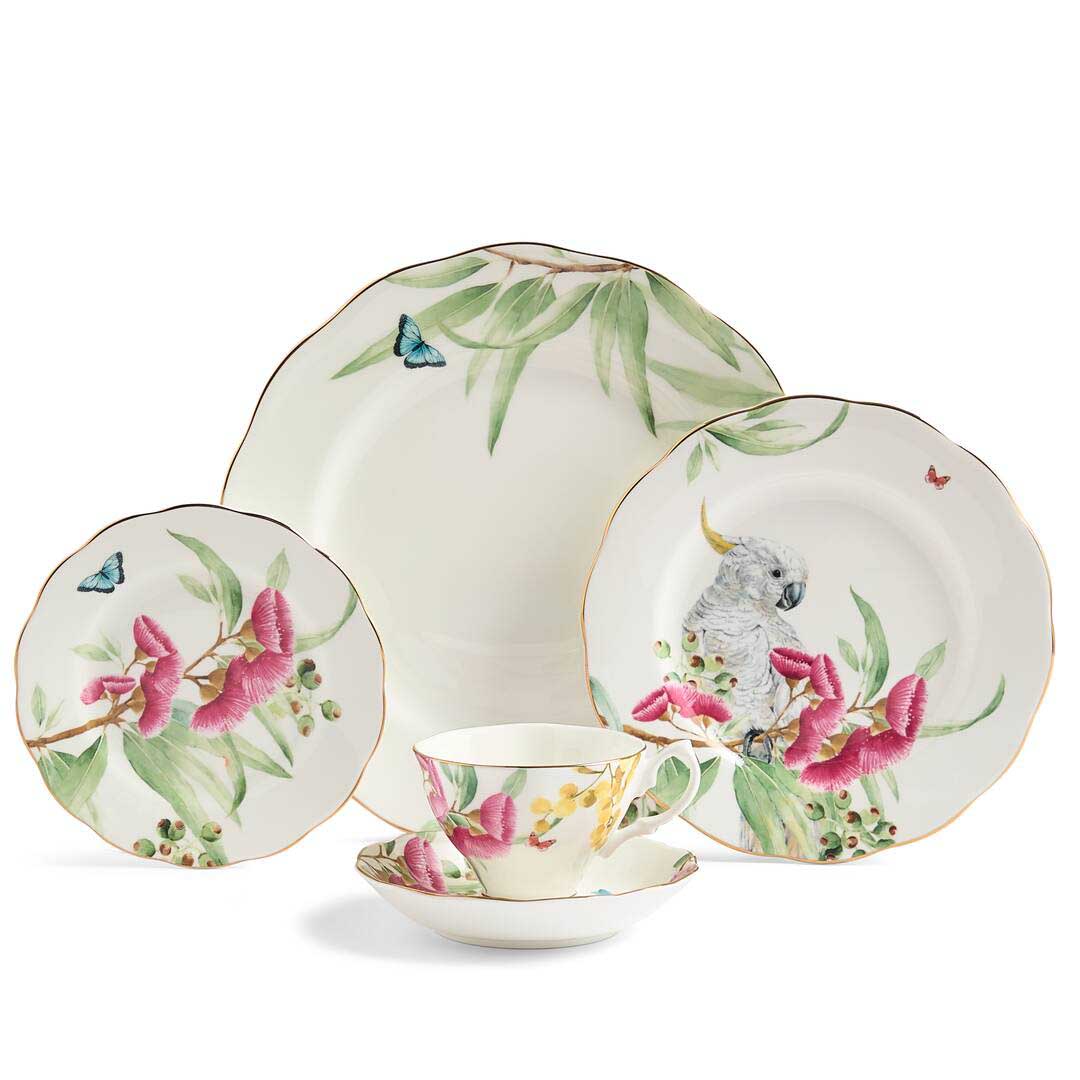 Royal Albert Miranda Kerrra Mk-australiana5 Pc Set White