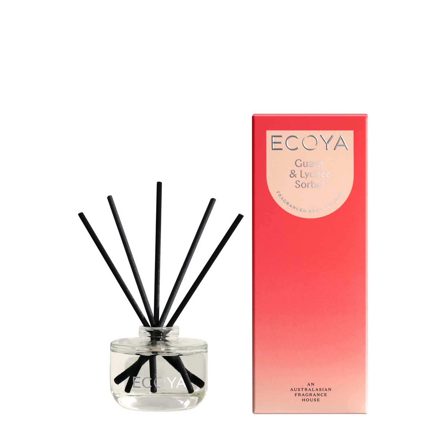 ECOYA Mini Reed Diffuser Guava & Lychee Sorbet 50ml