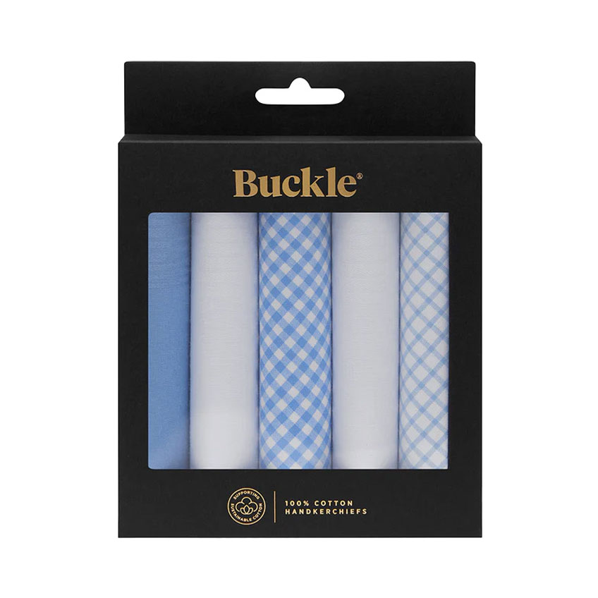 Buckle Handkerchiefs - 5 Pack