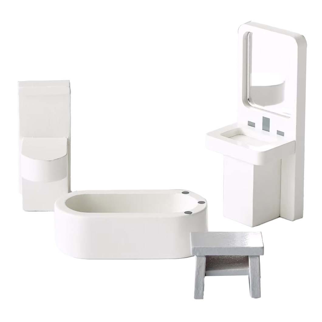 Pottery Barn Kids Dollhouse Accessory Set Bathroom