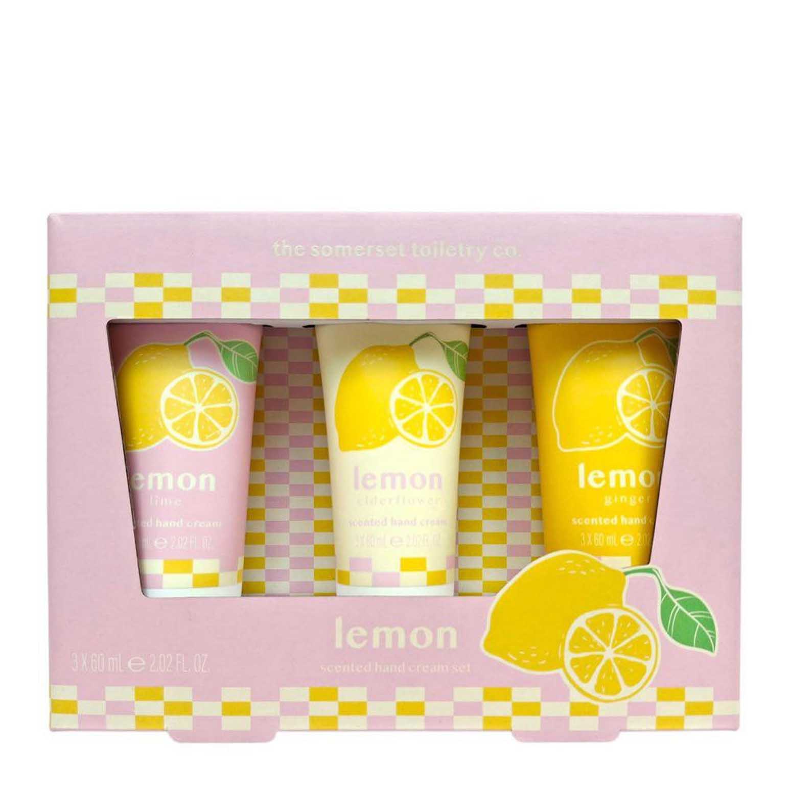 The Somerset Toiletry Co Hand Cream Trio Lemon