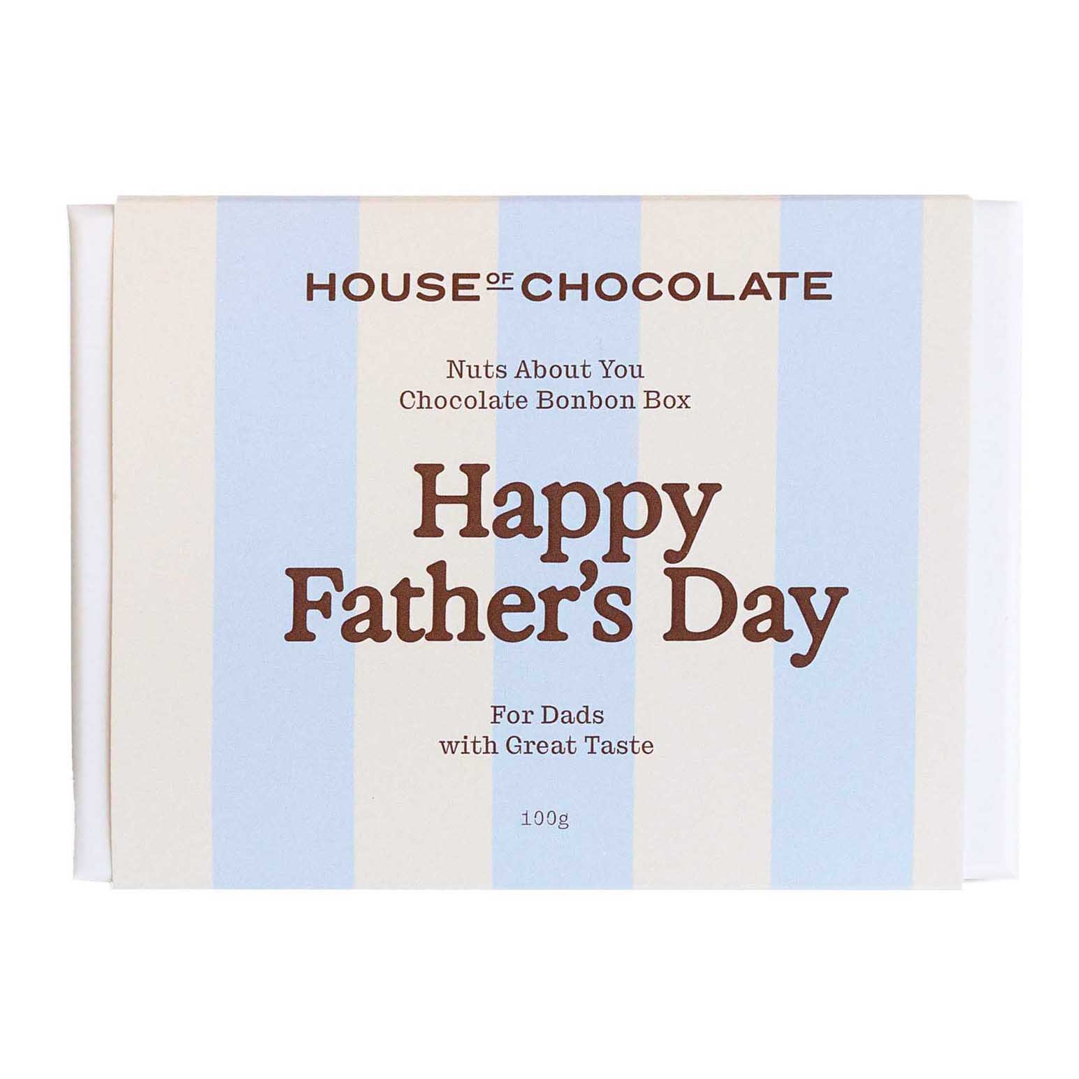 House of Chocolate Happy Father's Day Chocolate Nut Bon Bon Box