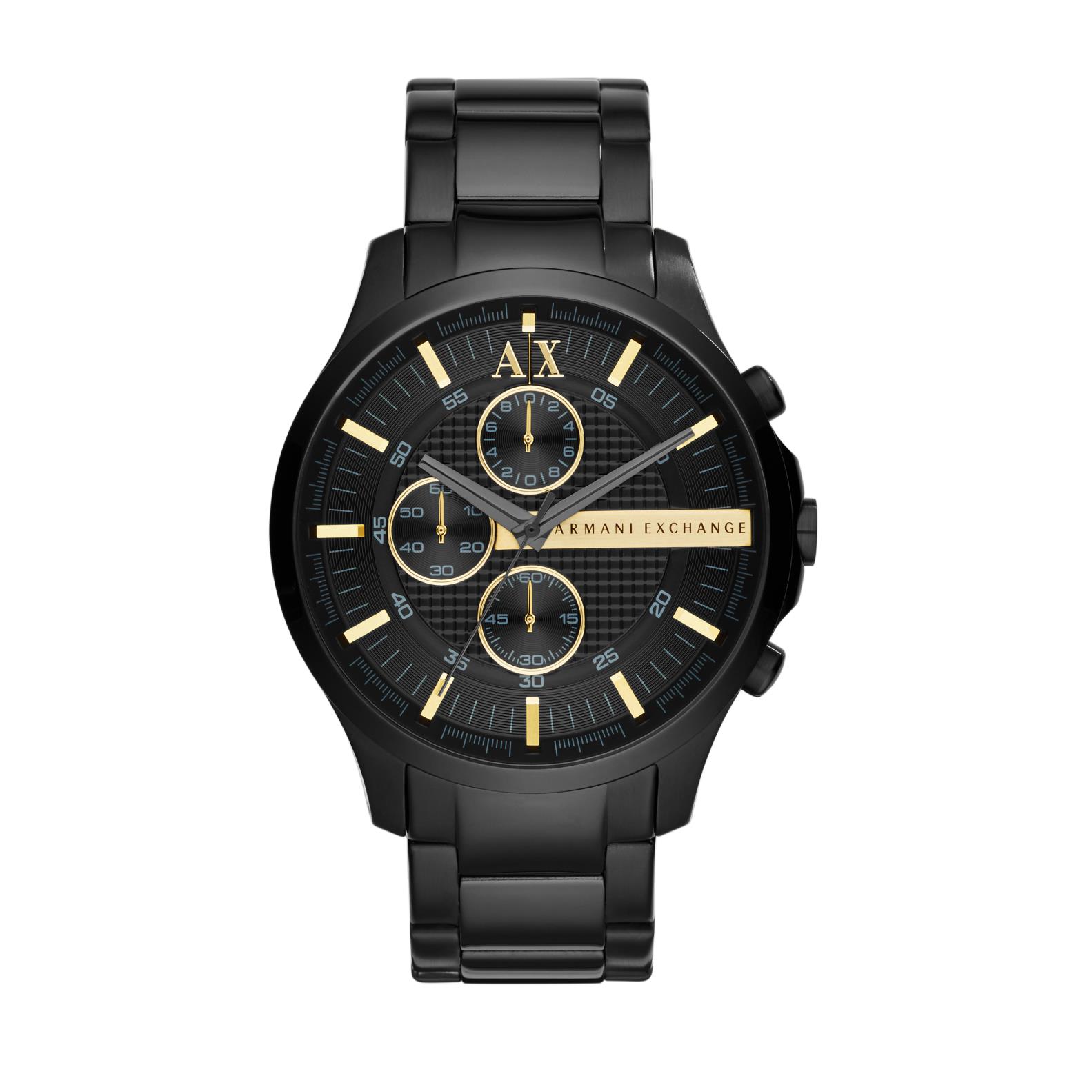 Armani Exchange Hampton Black Chronograph Watch AX2164