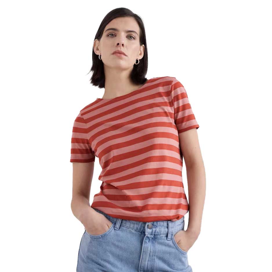 Seasalt Cornwall Sailor T-Shirt Cornish Rose Dew Dark Cinnamon