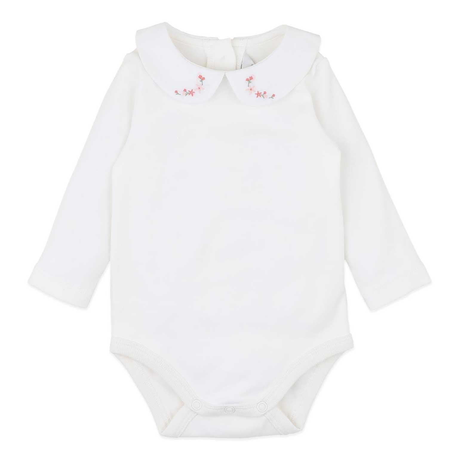 B&eacute;b&eacute; Gemma Emb. Collar Bodysuit