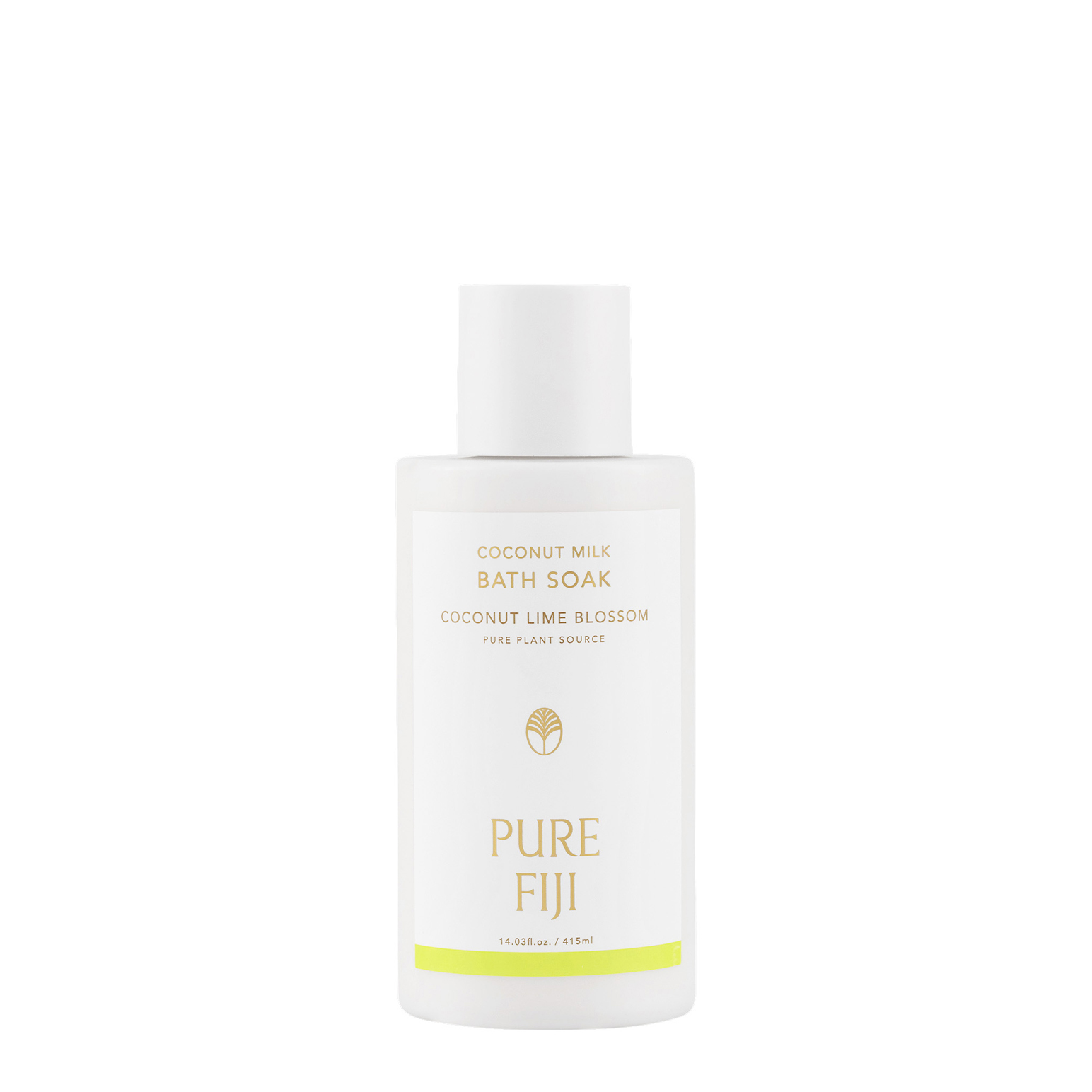 Pure Fiji Coconut Milk Bath Soak 415ml - Lime Blossom