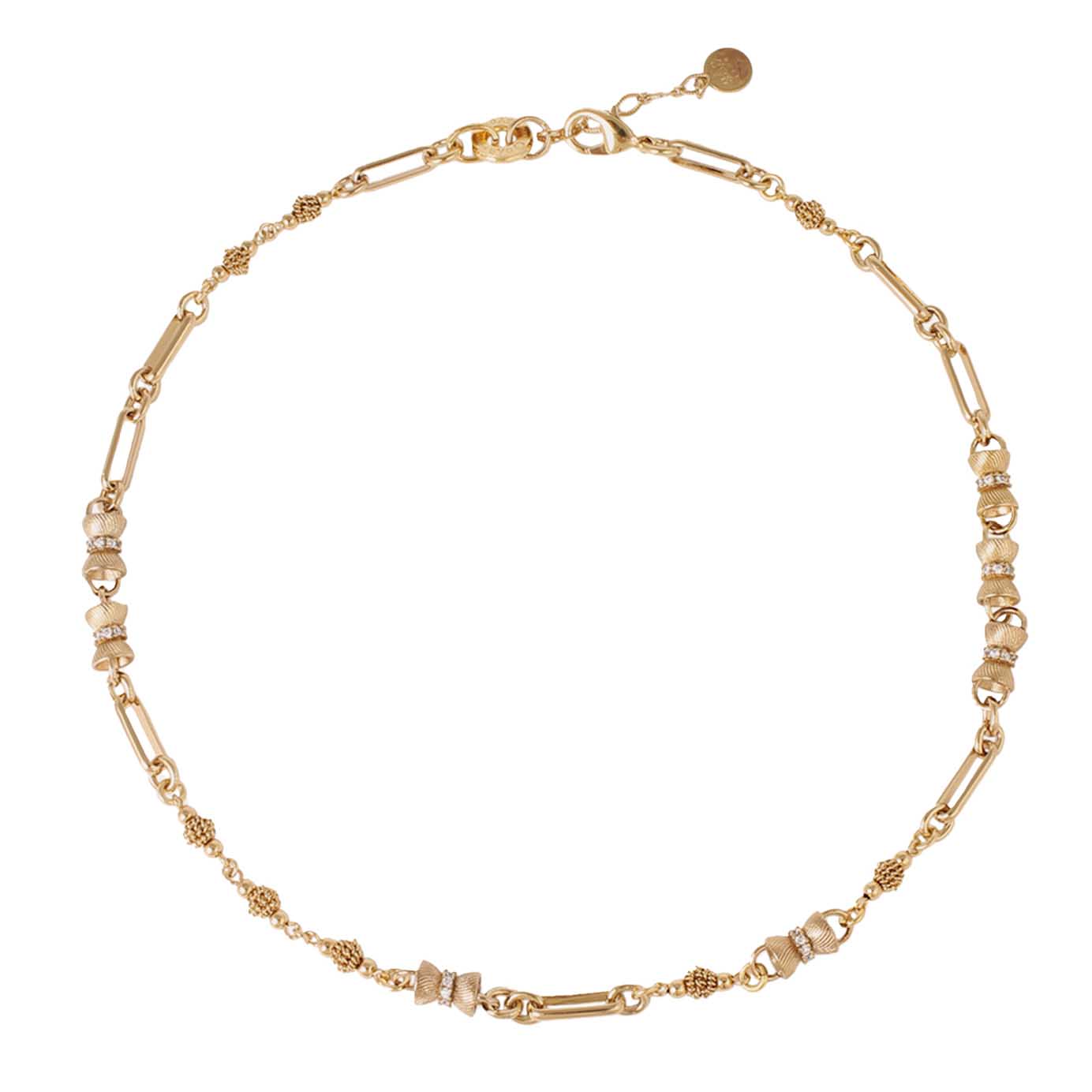 Gas Bijoux Pompadour Strass Necklace