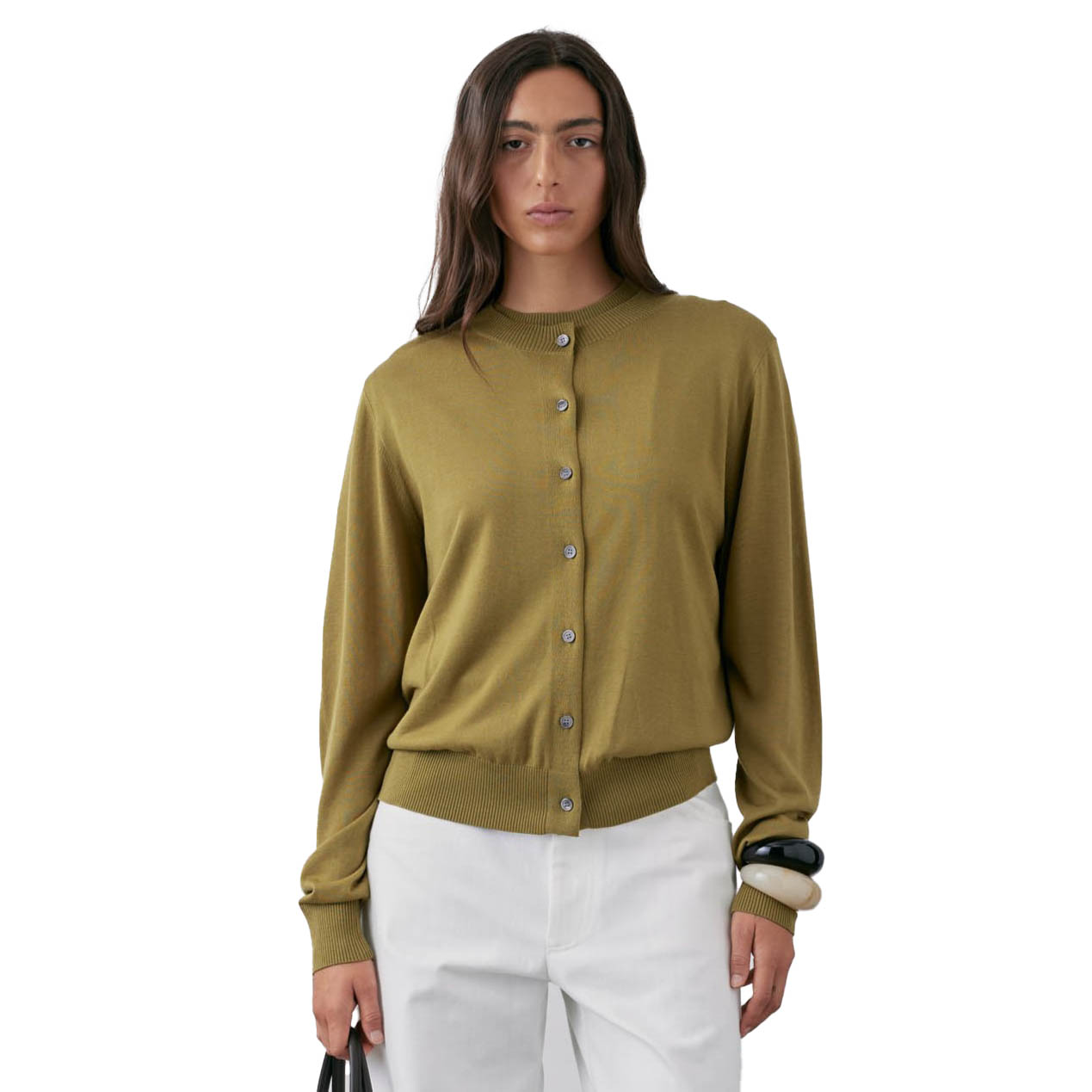 Gregory Farrah Knit Cardi Olive