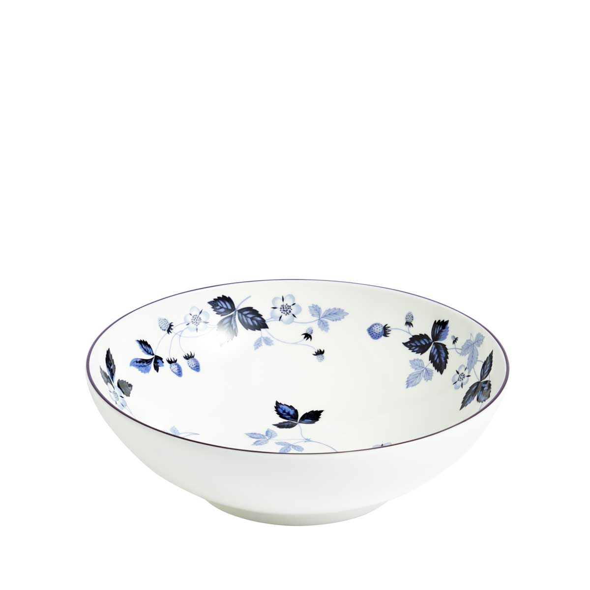 Wedgwood Wild Strawberry Inky Blue Cereal Bowl 18cm