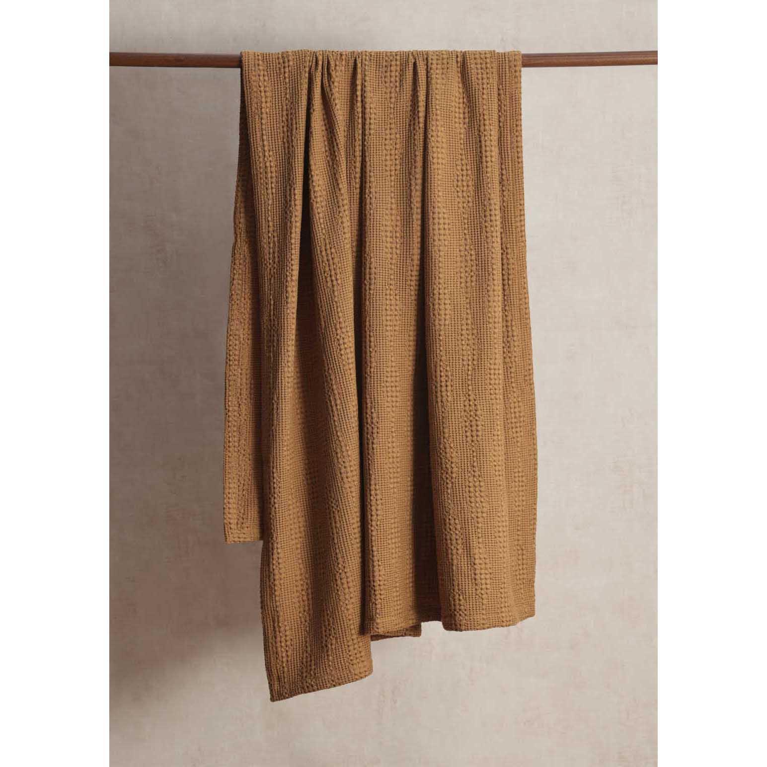 MM Linen Ansel Throw 150x200 - Dijon