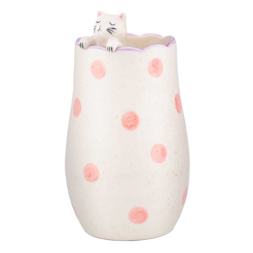 Sass & Belle Peeking Cat Vase
