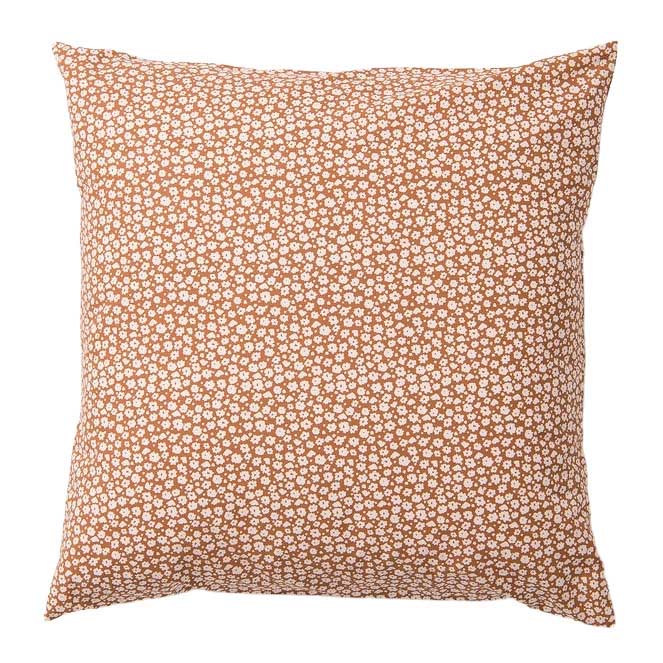 Citt&agrave; Forget Me Not Euro Pillowcase Toffee/Nougat 65x65cm