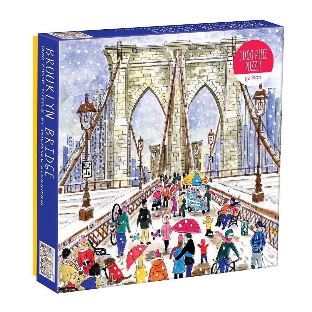 Galison Michael Storrings Brooklyn Bridge 1000 Piece Puzzle