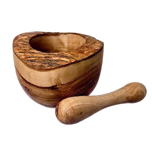 Selbrae House Olive Wood - Pestle & Mortar Set