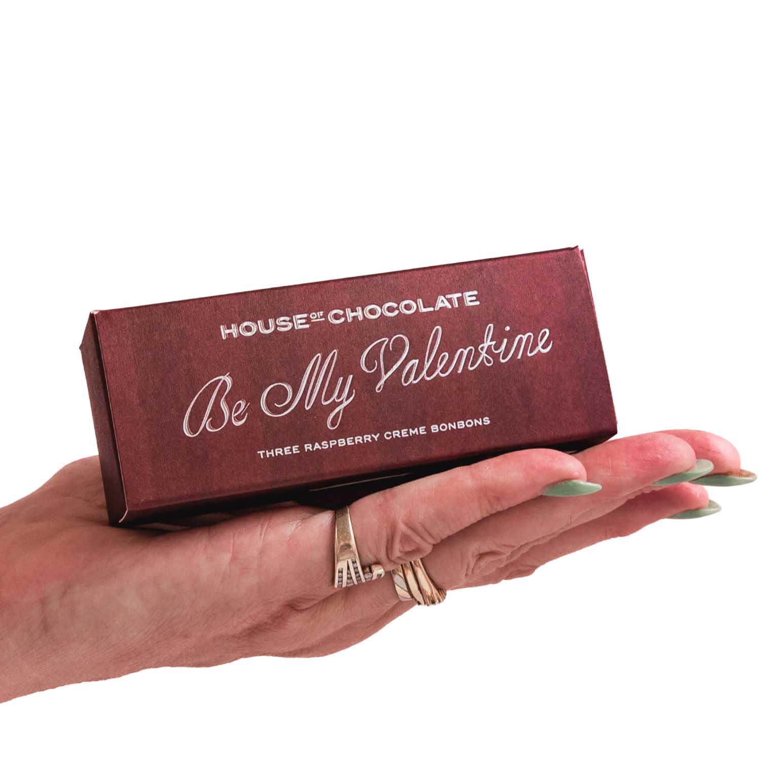 House of Chocolate 'Be My Valentine' Raspberry Creme Milk Chocolate Bonbons