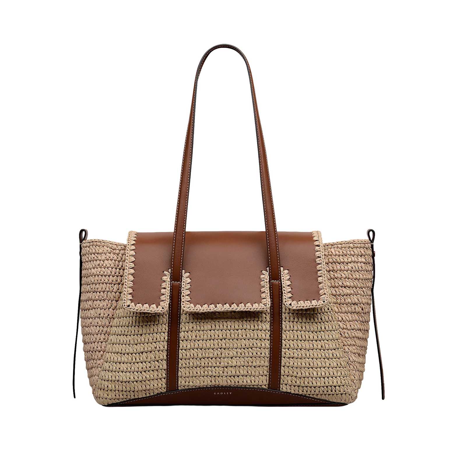 Radley The Chancery Raffia Medium Flapover Shoulder