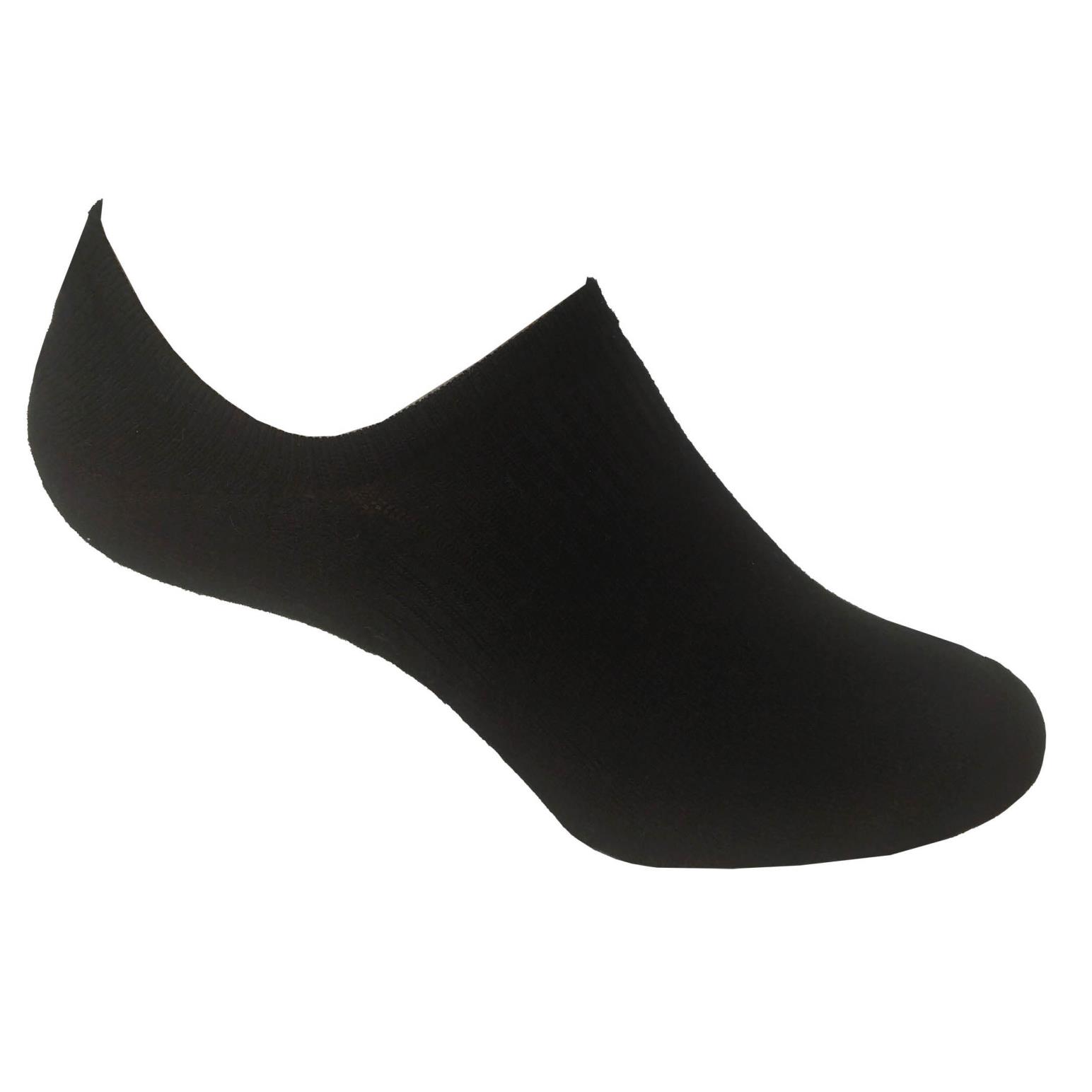 DS Socks Mens Cotton Coolmax Invisible Liner Socks - 2 Pack